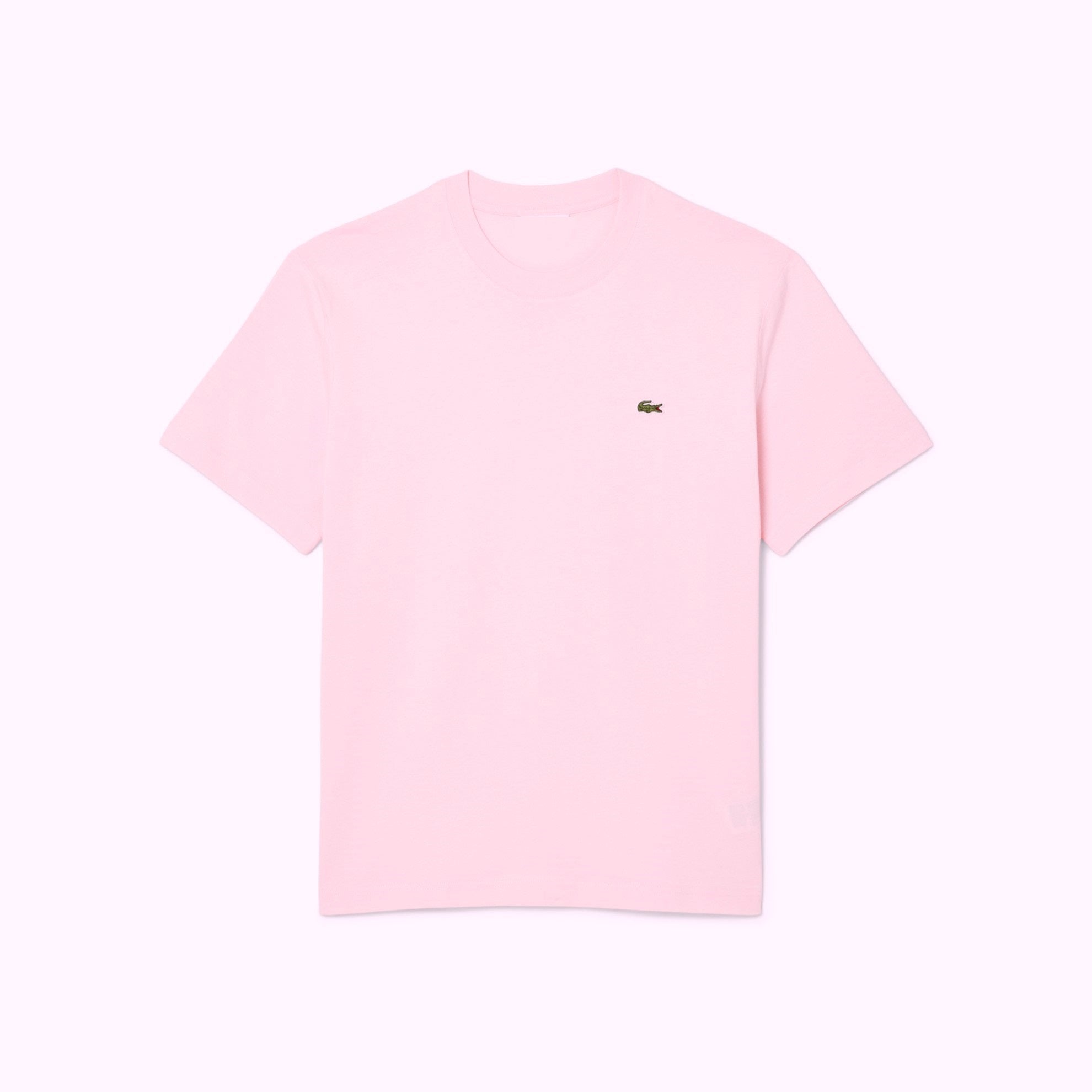 Μπλουζάκι λαιμοκοψη Lacoste - Ροζ