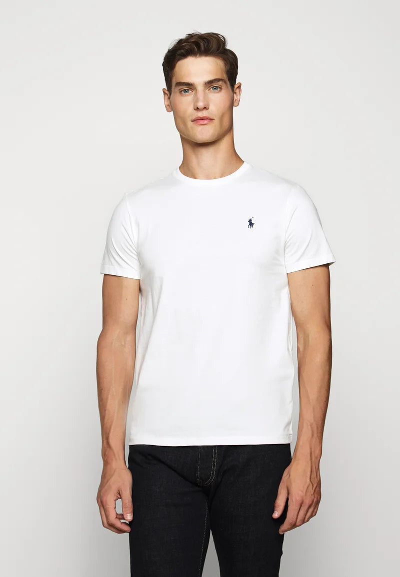 Μπλουζάκι λαιμοκοψη Polo Ralph Lauren - Άσπρο