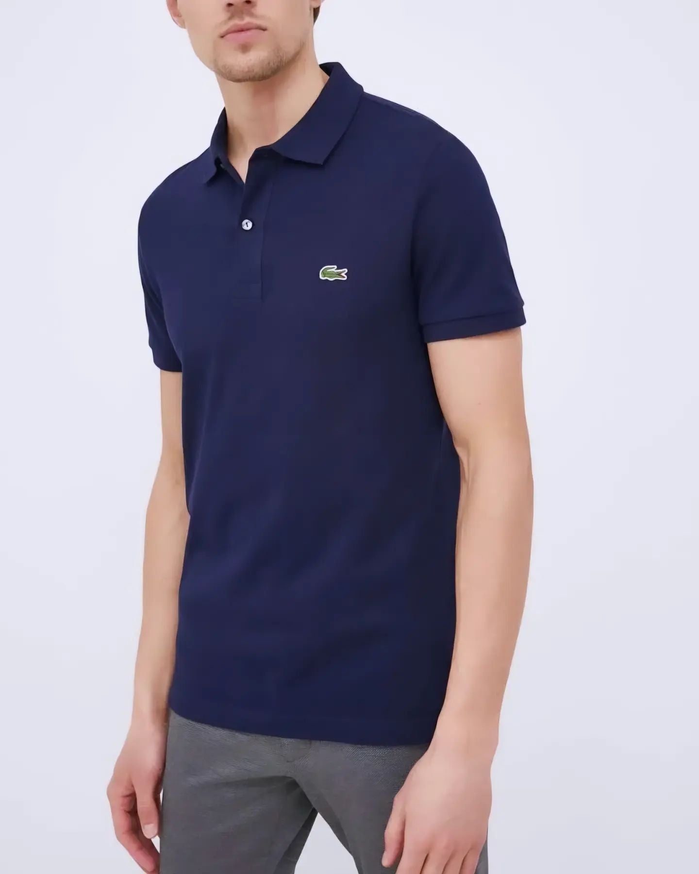 Μπλουζάκι Lacoste - Σκούρο Μπλε Αεροπορίας