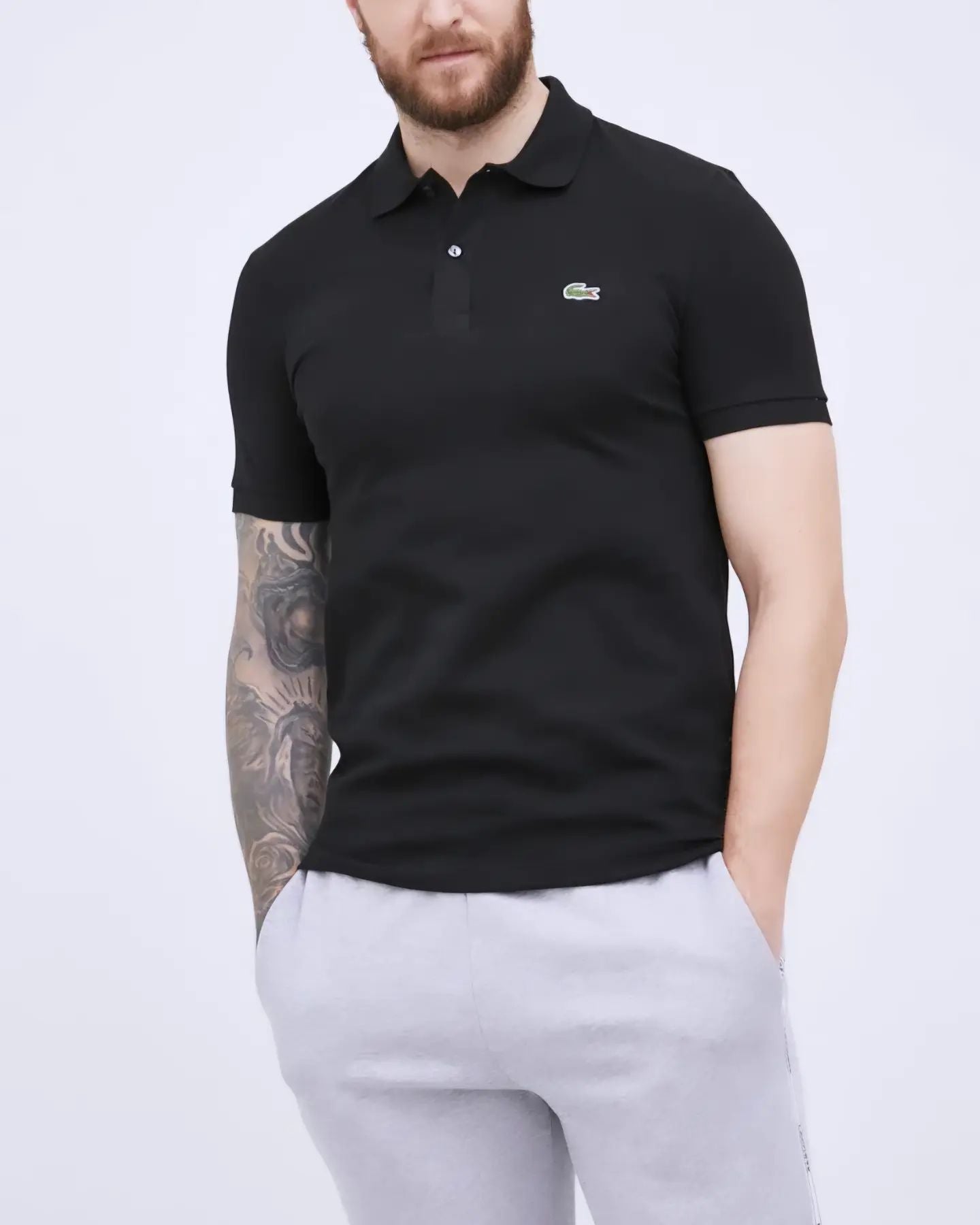 Μπλουζάκι Lacoste - Μαύρο