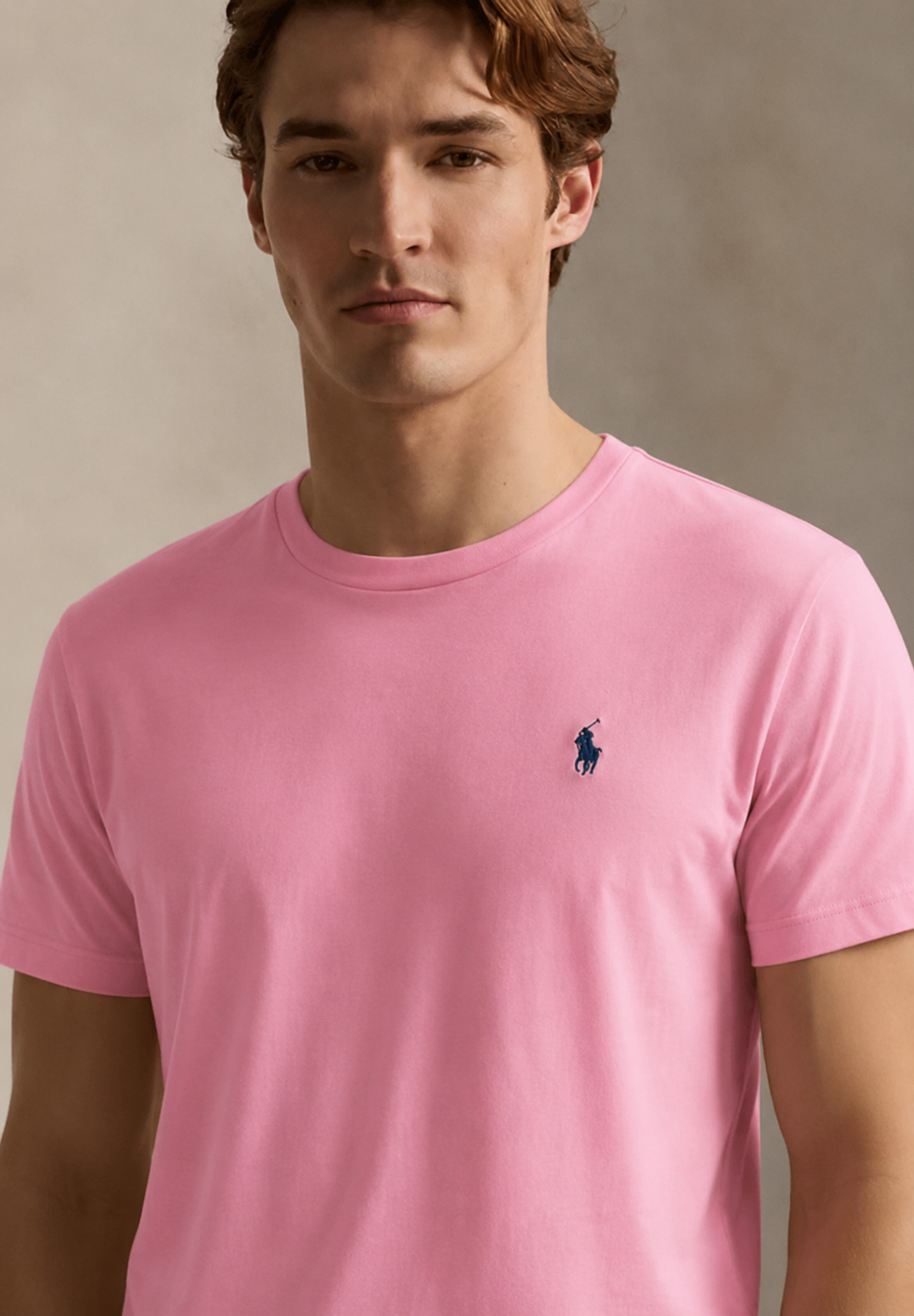 Μπλουζάκι λαιμοκοψη Polo Ralph Lauren - Ροζ