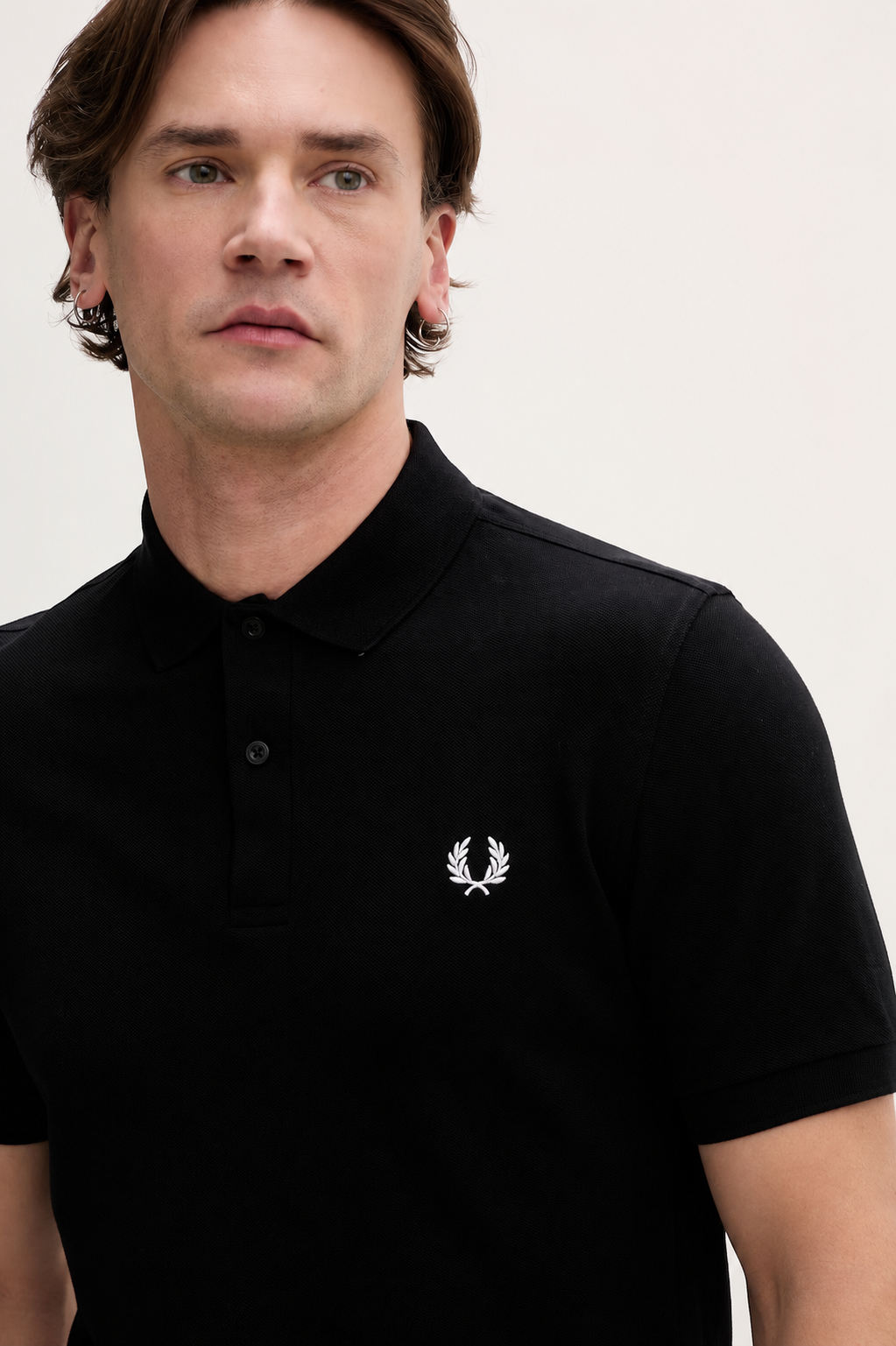 Μπλουζάκι Fred Perry - Μαύρο