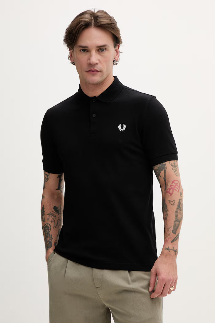 Μπλουζάκι Fred Perry - Μαύρο