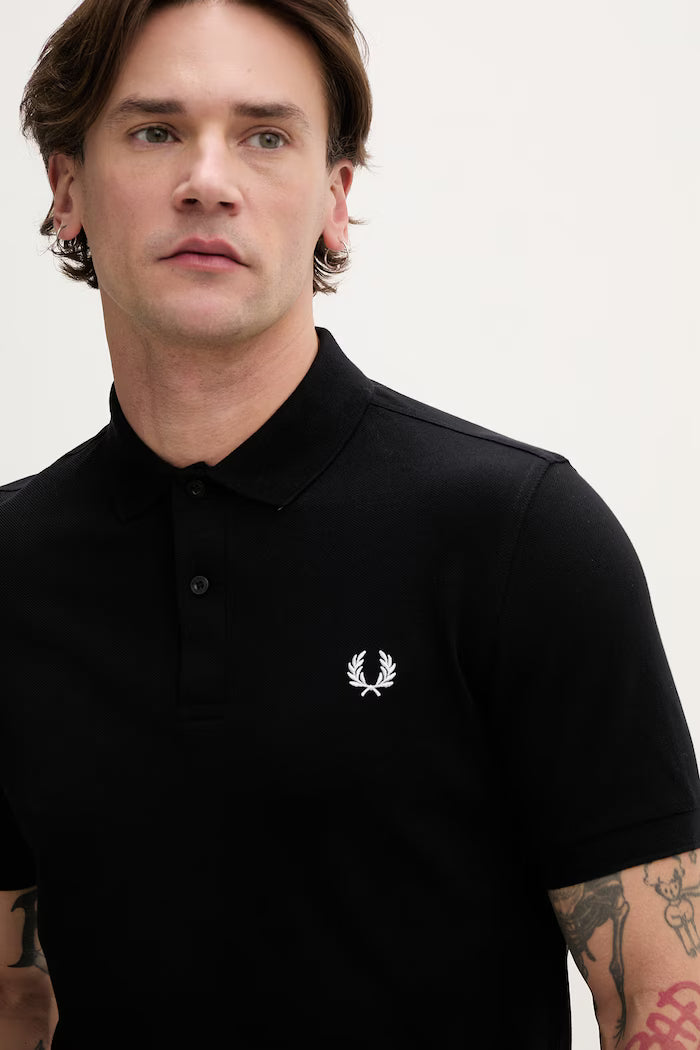 Μπλουζάκι Fred Perry - Μαύρο