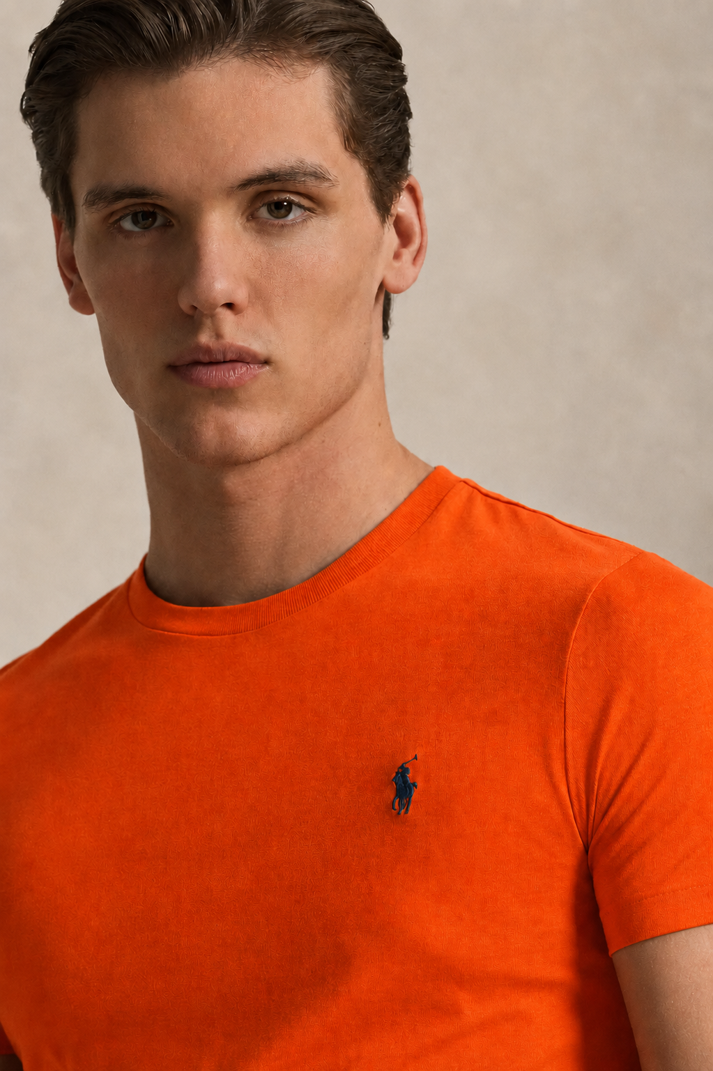 Μπλουζάκι λαιμοκοψη Polo Ralph Lauren - Κοραλί
