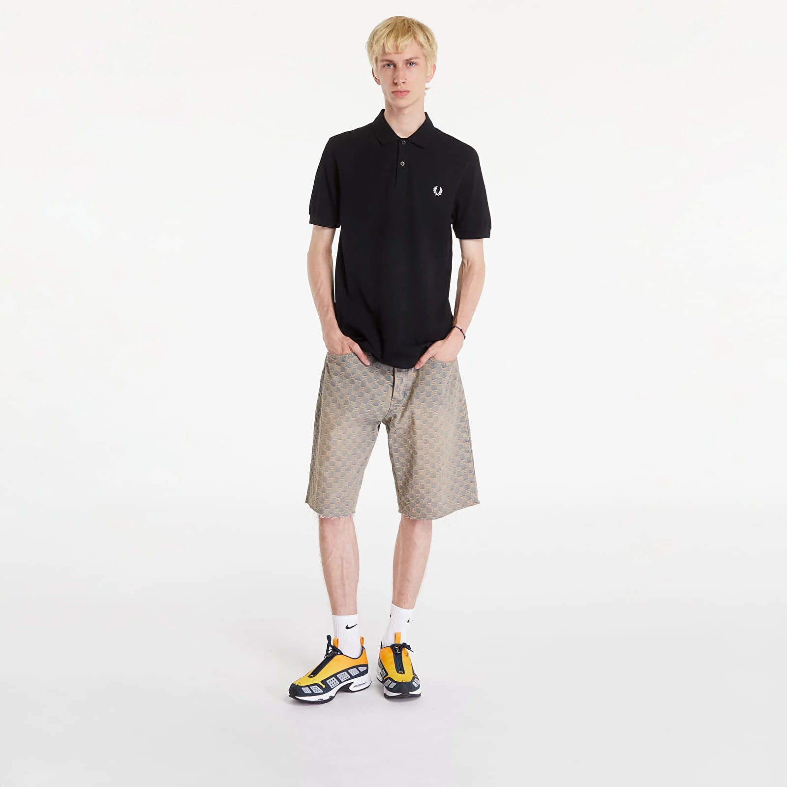 Μπλουζάκι Fred Perry - Μαύρο