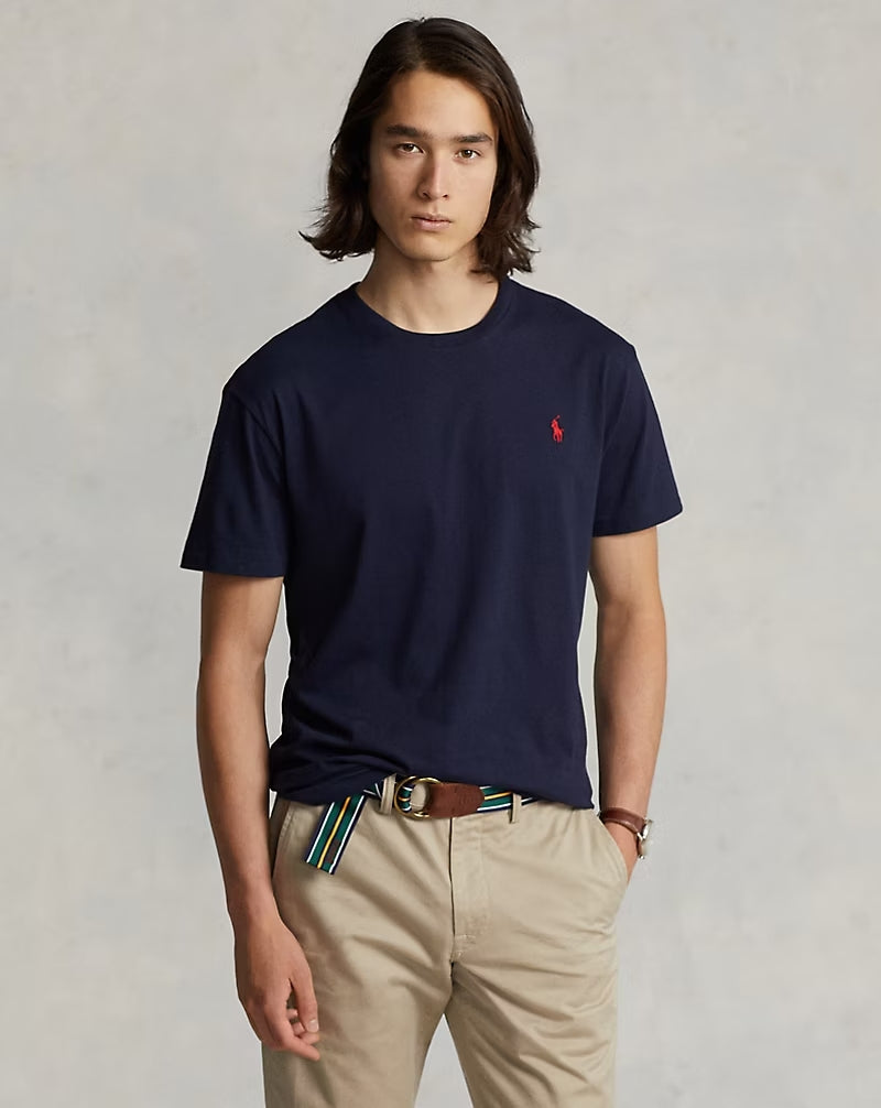 Μπλουζάκι λαιμοκοψη Polo Ralph Lauren - Σκούρο Μπλε