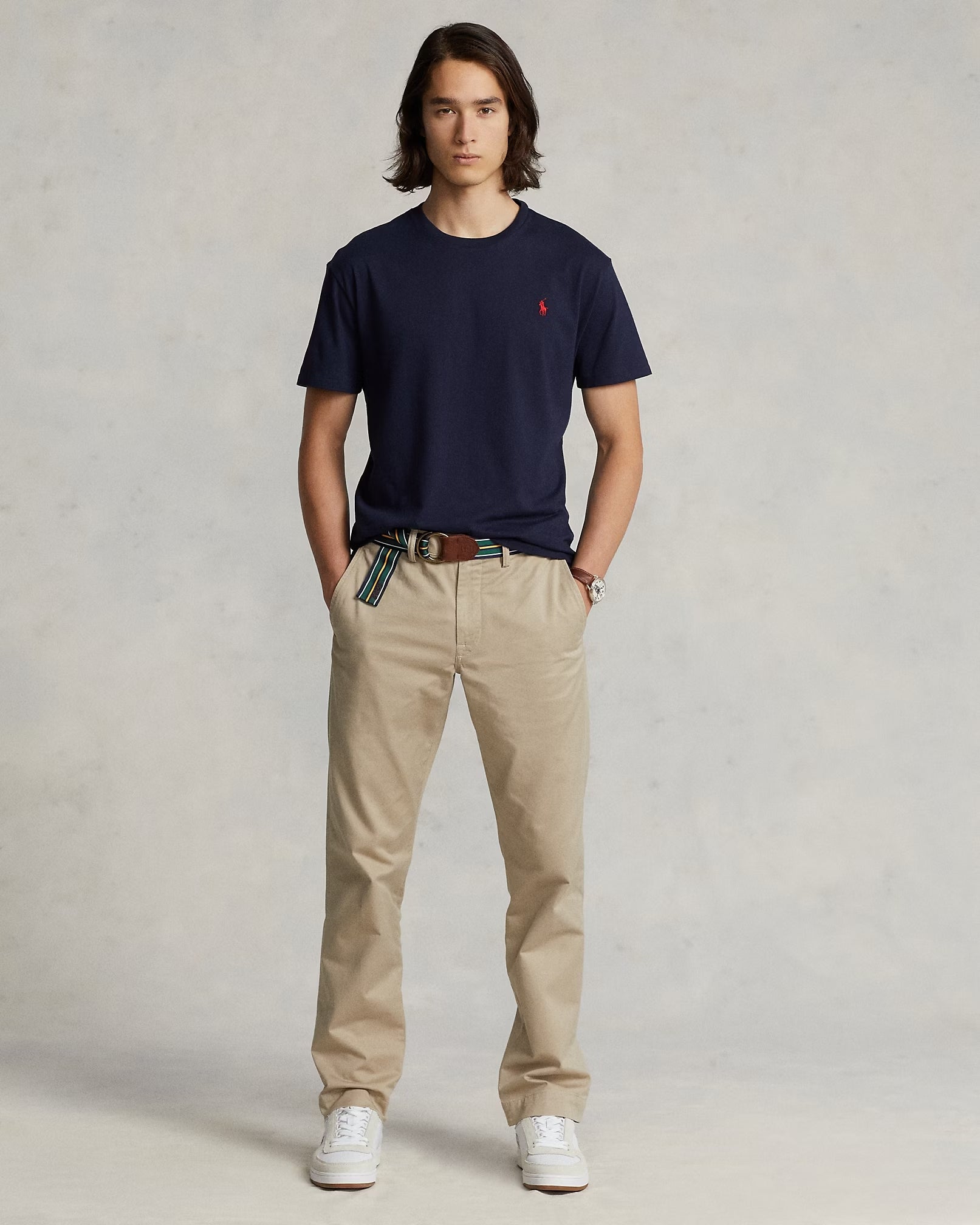 Μπλουζάκι λαιμοκοψη Polo Ralph Lauren - Σκούρο Μπλε