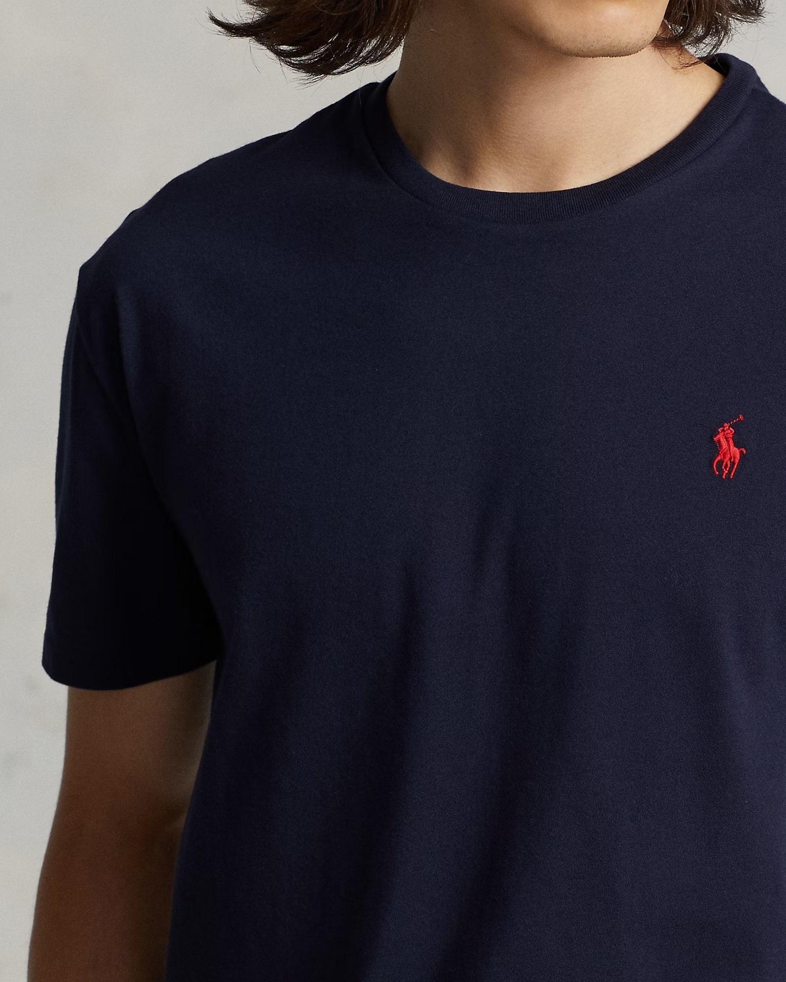 Μπλουζάκι λαιμοκοψη Polo Ralph Lauren - Σκούρο Μπλε
