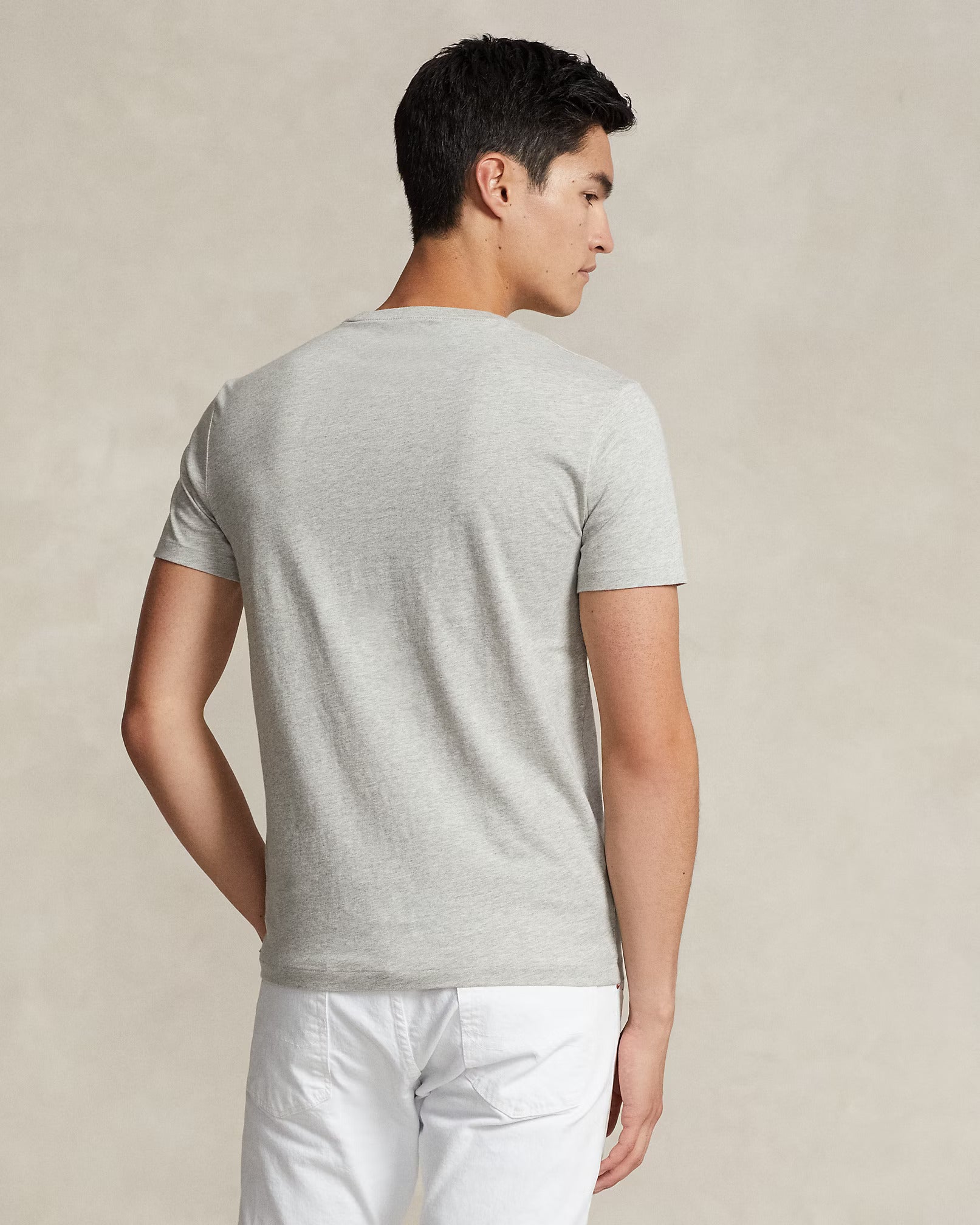 Μπλουζάκι λαιμοκοψη Polo Ralph Lauren - Γκρι