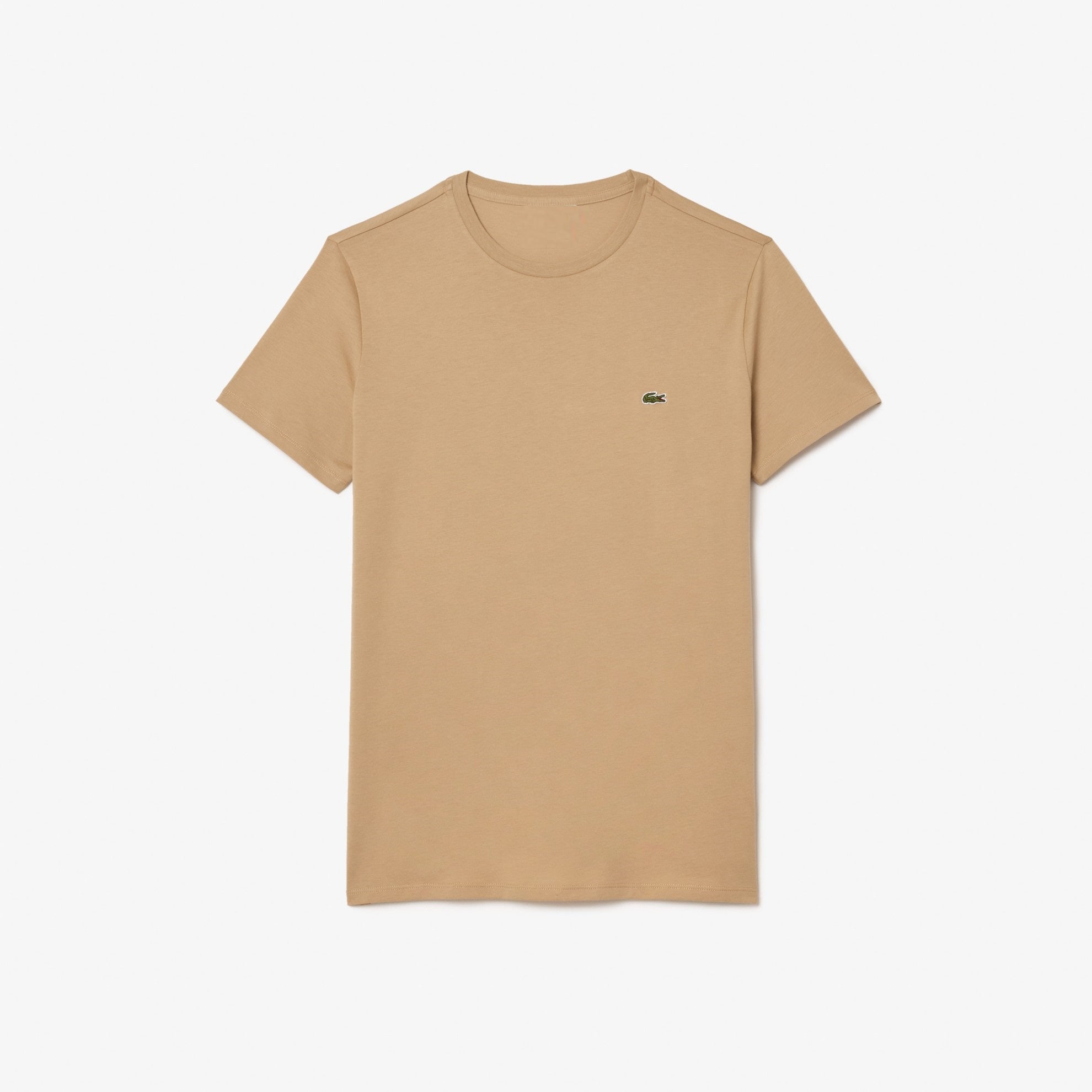 Μπλουζάκι λαιμοκοψη Lacoste - Μπεζ
