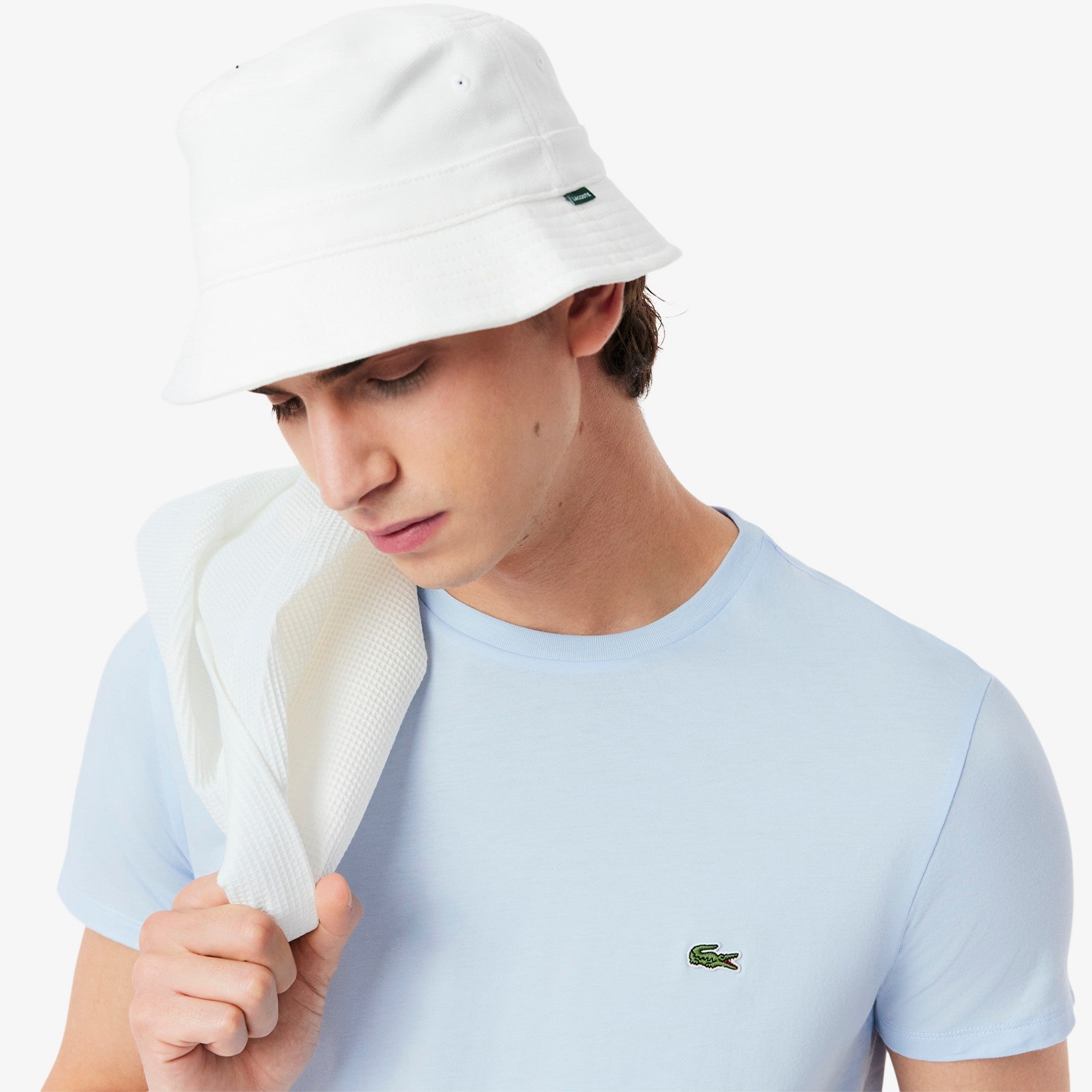 Μπλουζάκι λαιμοκοψη Lacoste - Γαλάζιο