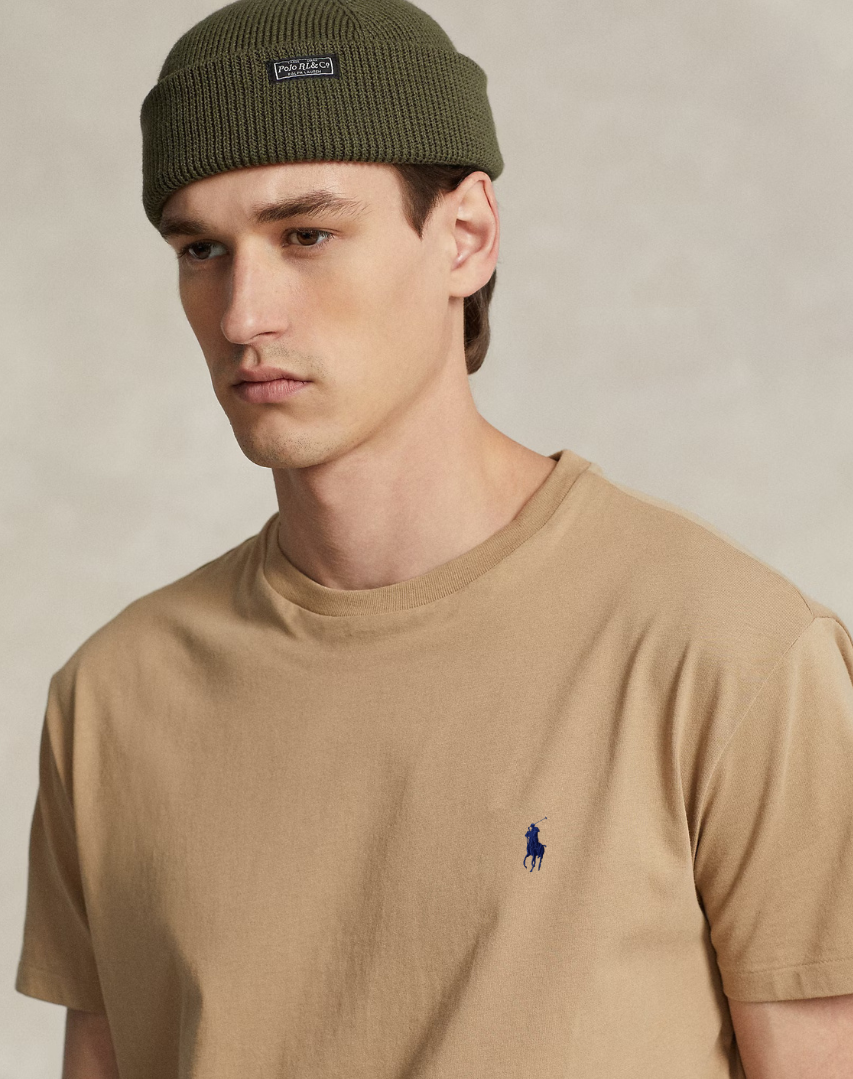 Μπλουζάκι λαιμοκοψη Polo Ralph Lauren - Μπεζ