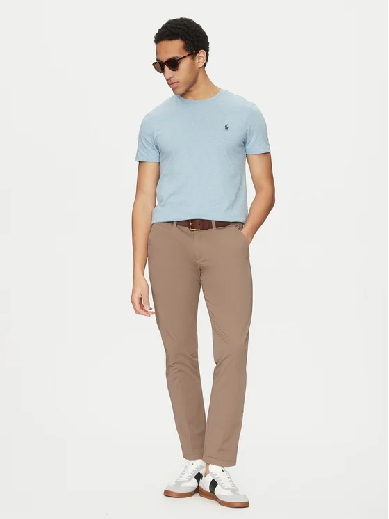 Μπλουζάκι λαιμοκοψη Polo Ralph Lauren - Γαλάζιο