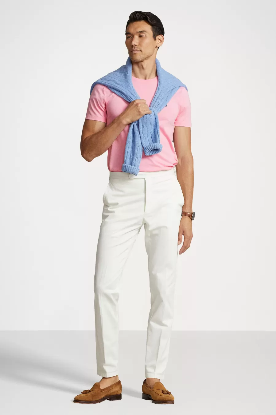 Μπλουζάκι λαιμοκοψη Polo Ralph Lauren - Ροζ