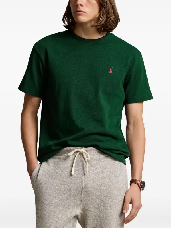 Μπλουζάκι λαιμοκοψη Polo Ralph Lauren - Σκούρο Πράσινο