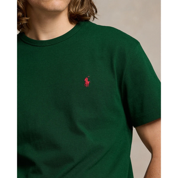 Μπλουζάκι λαιμοκοψη Polo Ralph Lauren - Σκούρο Πράσινο