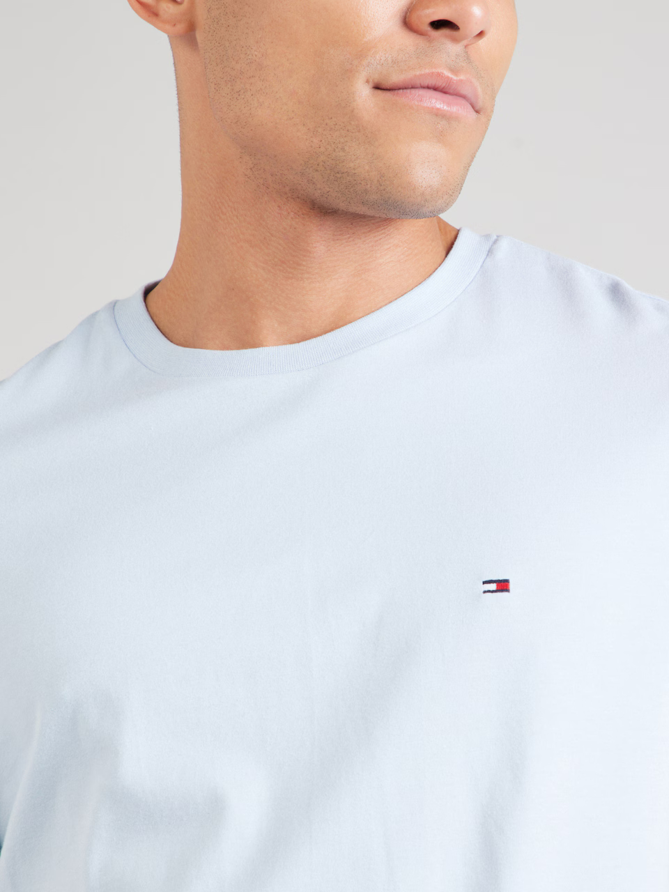 Μπλουζάκι λαιμοκοψη Tommy Hilfiger - Γαλάζιο