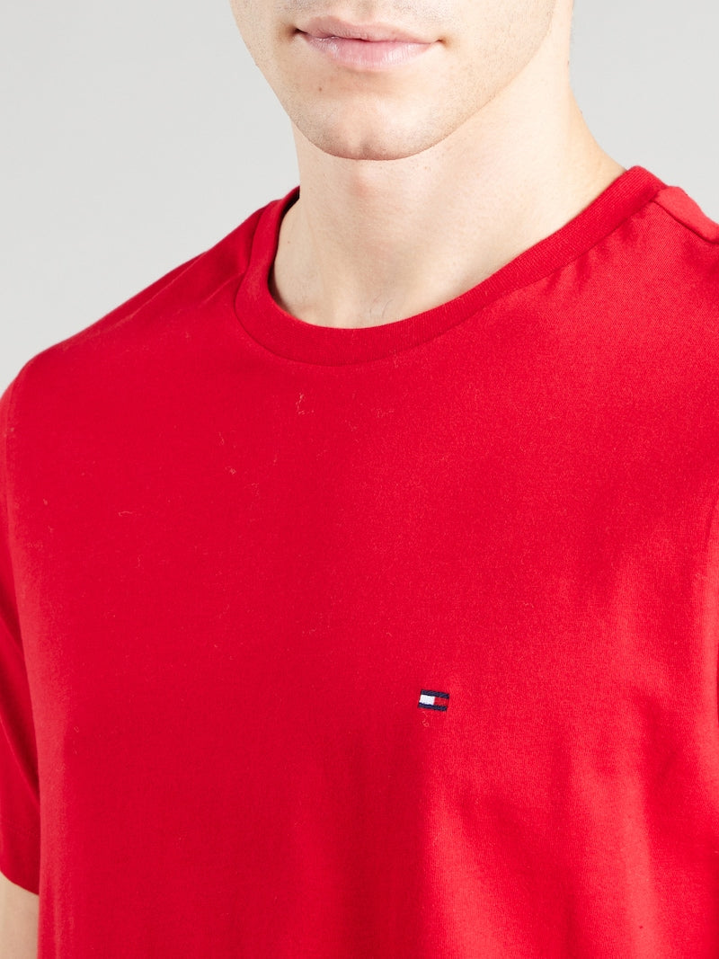 Μπλουζάκι λαιμοκοψη Tommy Hilfiger - Κόκκινο