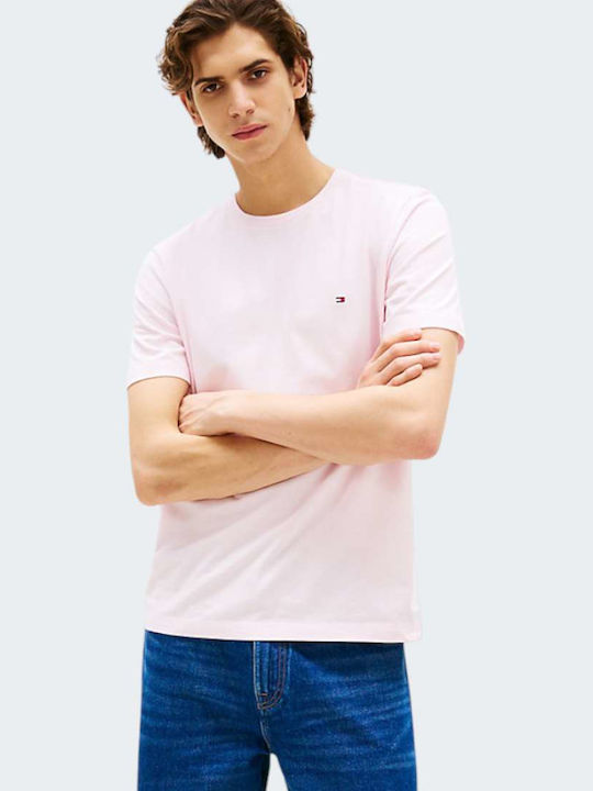 Μπλουζάκι λαιμοκοψη Tommy Hilfiger - Ροζ