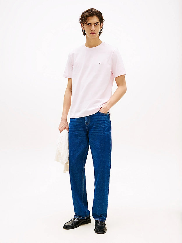 Μπλουζάκι λαιμοκοψη Tommy Hilfiger - Ροζ